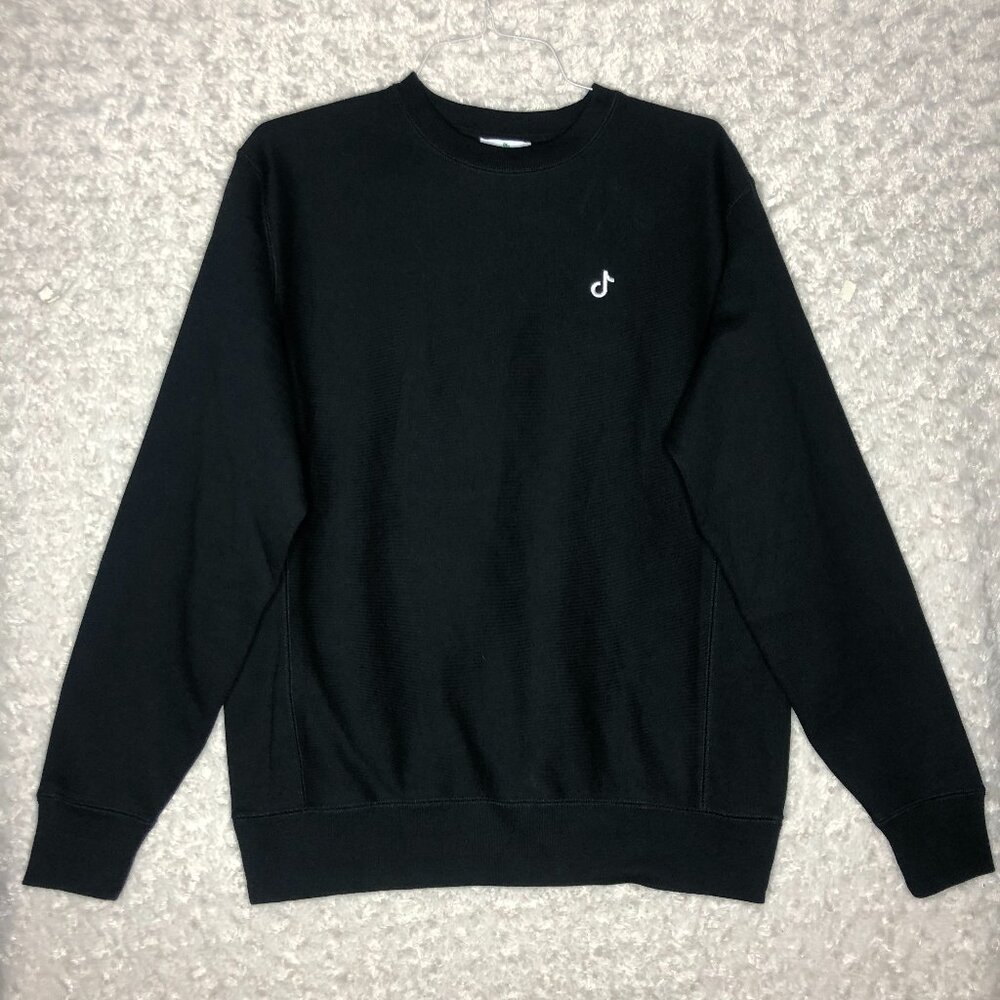 Independent Trading Company Men's Black Long Sleeve‎ Sweatshirt Size Medium